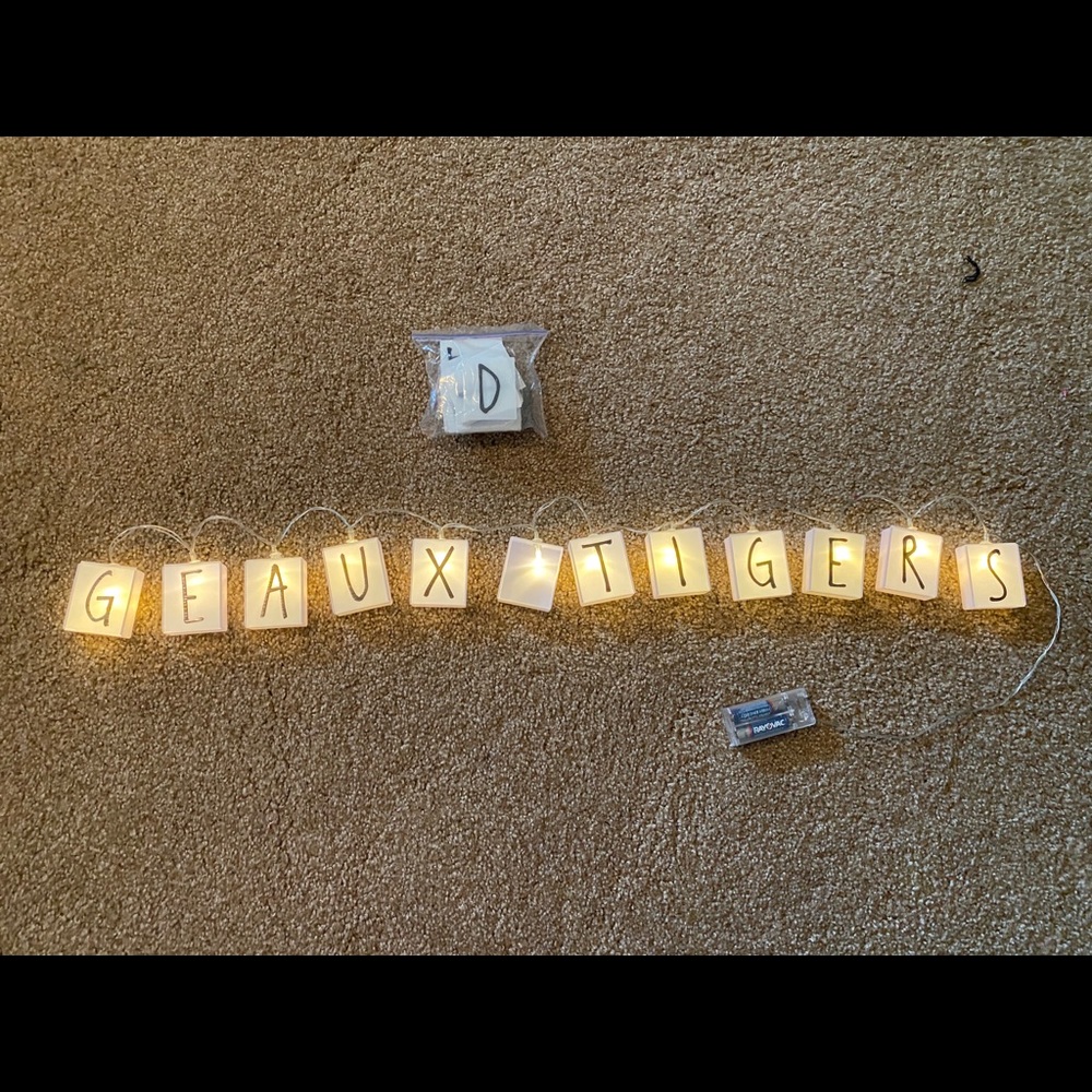 Customizable words string lights - Picture 2 of 3